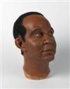 (WASHINGTON, BOOKER T.) Life-size wax museum head.